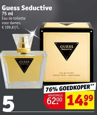 Kruidvat Guess seductive aanbieding