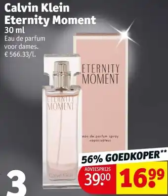 Kruidvat Calvin klein eternity moment aanbieding