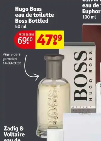 Kruidvat Hugo boss eau de toilette boss bottled 50 ml aanbieding