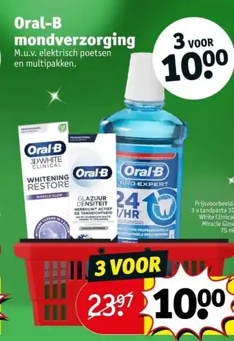 Kruidvat Oral-b mondverzorging aanbieding