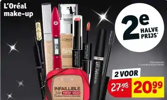 Kruidvat L’oréal make-up aanbieding