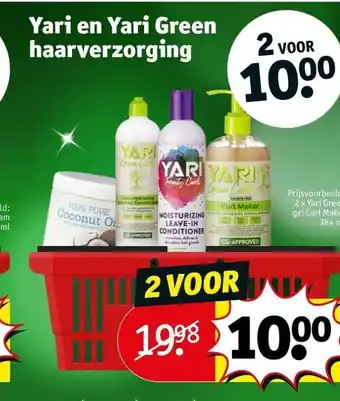 Kruidvat Yari en yari green haarverzorging aanbieding