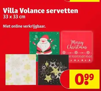 Kruidvat Villa volance servetten aanbieding