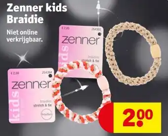 Kruidvat Zenner kids braidie aanbieding
