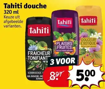 Kruidvat Tahiti douche aanbieding
