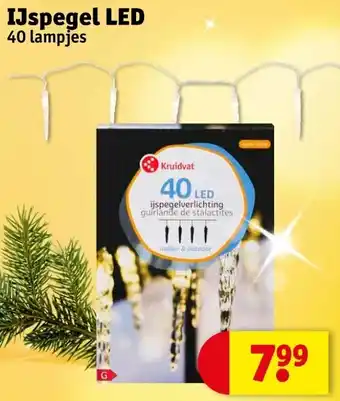 Kruidvat Ijspegel led aanbieding