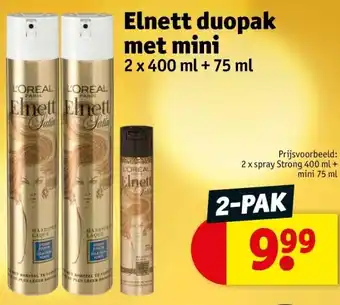 Kruidvat Elnett duopak met mini aanbieding