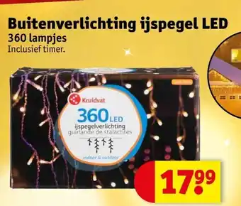 Kruidvat Buitenverlichting ijspegel led aanbieding