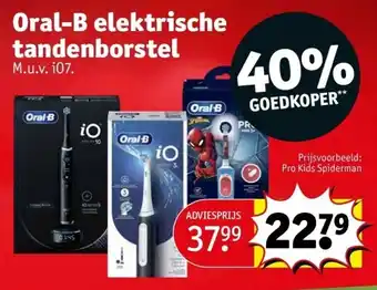 Kruidvat Oral-b elektrische tandenborstel aanbieding