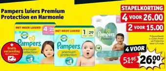 Kruidvat Pampers luiers premium protection en harmonie aanbieding