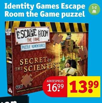 Kruidvat Identity games escape room the game puzzel aanbieding