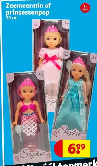 Kruidvat Zeemeermin of prinsessenpop aanbieding