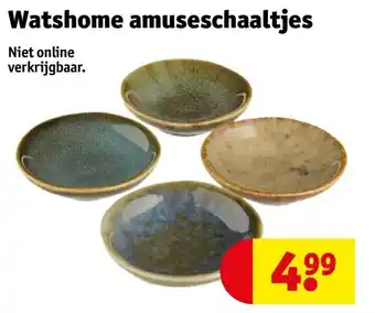 Kruidvat Watshome amuseschaaltjes aanbieding
