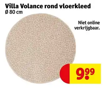 Villa volance rond vloerkleed ø 80 cm