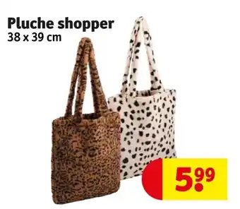 Kruidvat Pluche shopper 38 x 39 cm aanbieding
