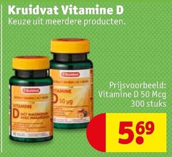 Kruidvat Kruidvat Vitamine D aanbieding