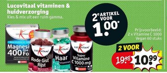 Kruidvat Lucovitaal vitaminen & huidverzorging aanbieding