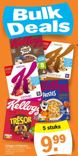 Albert Heijn Kellogg's ontbijtgranen aanbieding