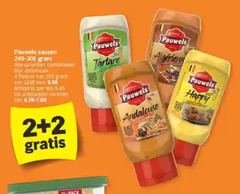 Albert Heijn Pauwels sauzen 245-305 gram aanbieding