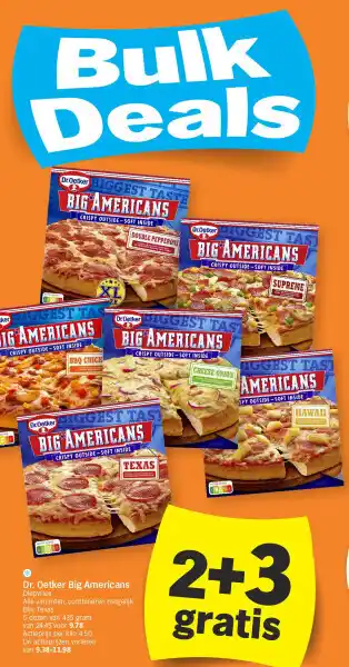 Albert Heijn Dr. oetker big americans aanbieding