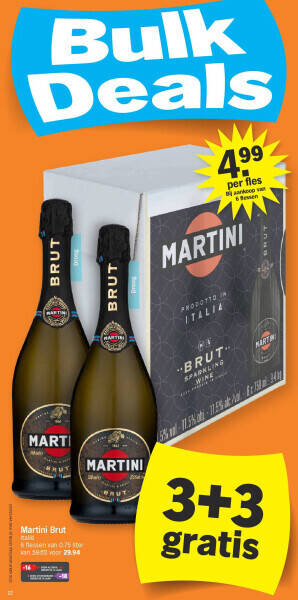 Albert Heijn Martini brut aanbieding