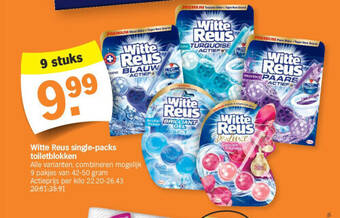 Albert Heijn Witte reus single-packs toiletblokken aanbieding