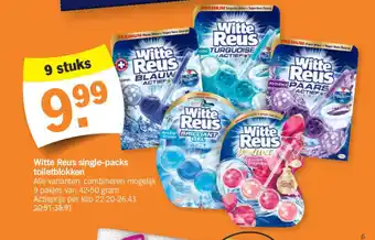 Albert Heijn Witte reus single-packs toiletblokken aanbieding