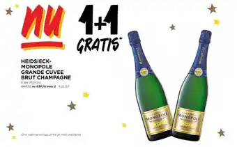 Jumbo Heidsieckmonopole grande cuvee brut champagne aanbieding