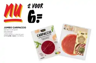 Jumbo Jumbo carpaccio aanbieding