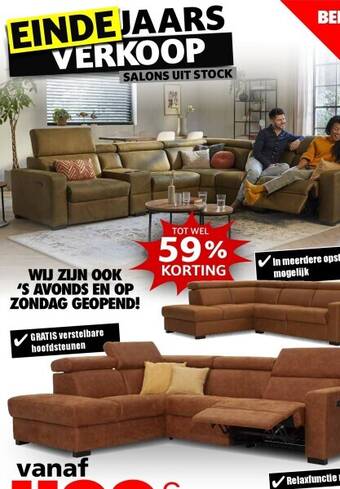 Seats and Sofas Portland hoeksalon aanbieding