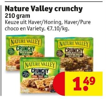 Kruidvat Nature Valley crunchy aanbieding