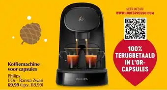 Delhaize Koffiemachine voor capsules aanbieding