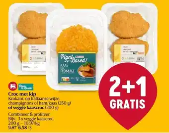 Delhaize Croc met kip aanbieding