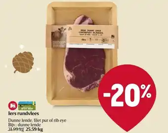 Delhaize Iers rundvlees aanbieding