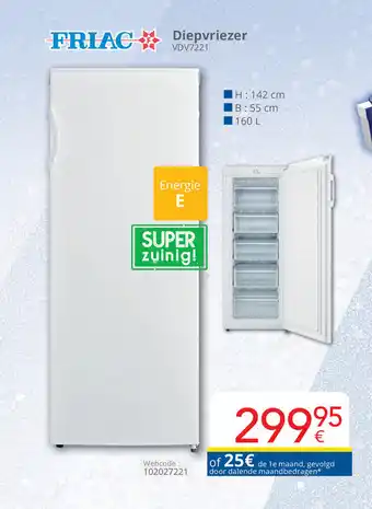 Eldi Diepvriezer aanbieding