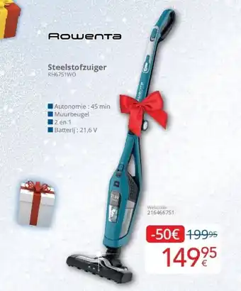 Eldi Steelstofzuiger aanbieding