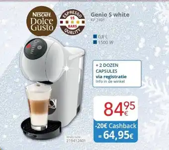 Eldi Genio S white aanbieding