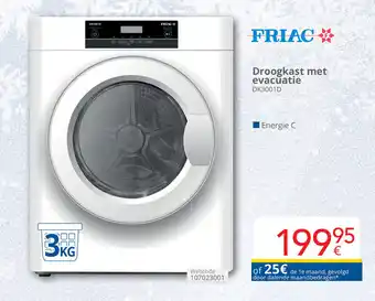 Droogkast met evacuatie