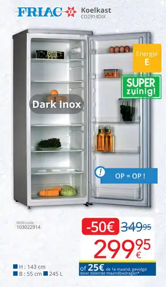 Eldi Koelkast aanbieding