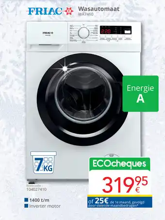 Eldi Wasautomaat aanbieding