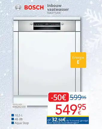 Eldi Inbouw vaatwasser aanbieding