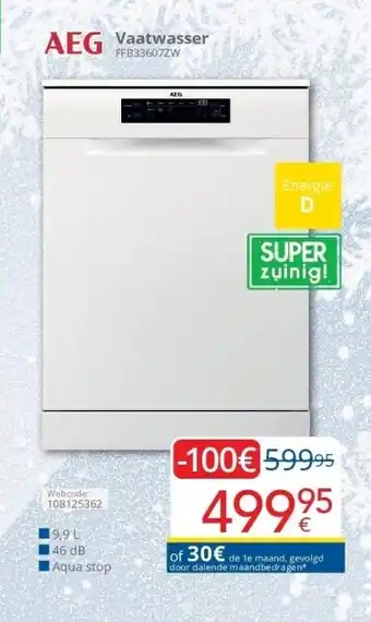 Eldi Vaatwasser aanbieding