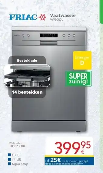 Eldi Vaatwasser aanbieding