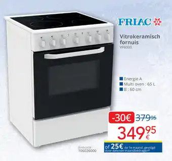 Eldi Vitrokeramisch fornuis aanbieding