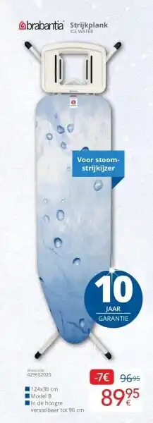 Eldi Strijkplank aanbieding