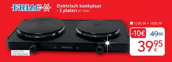 Eldi Elektrisch kookplaat - 2 platen aanbieding