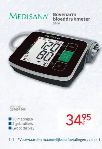 Bovenarm bloeddrukmeter