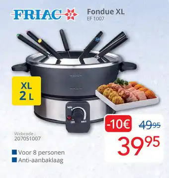 Eldi Fondue XL aanbieding