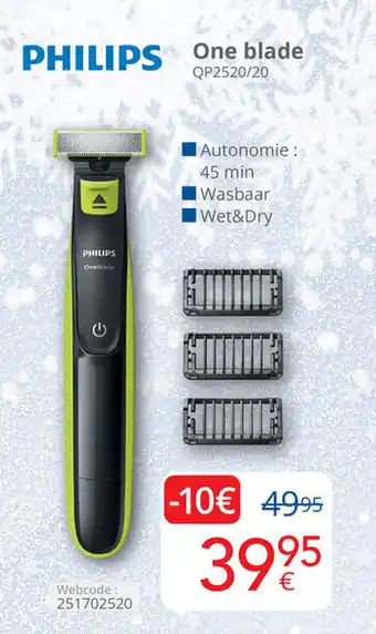 Eldi One blade aanbieding