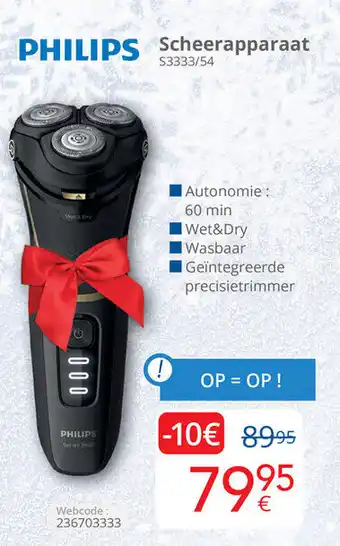 Eldi Scheerapparaat aanbieding